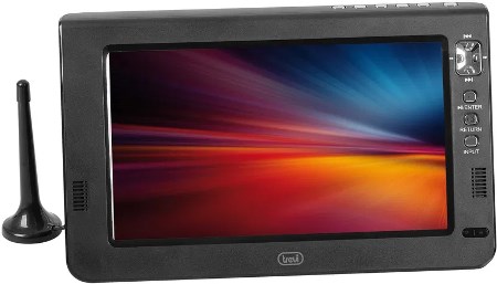 Přenosný televizor Trevi, LTV 2010 S2 TV LED, 10", DVB-T2, dálkový ovladač USB